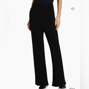 The Elder Statesman The Delicash Cashmere & Silk Flared Pants in Black